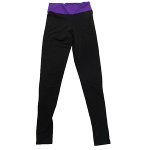Purple and Black Leggings